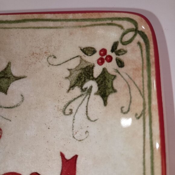 Rae Dunn Artisan Collection Christmas Items Santa Cups, Cocoa Jar, Cookie Plate - Picture 15 of 16